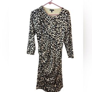 Juicy Couture leopard print 3/4 sleeve dress size L king cheetah sold out